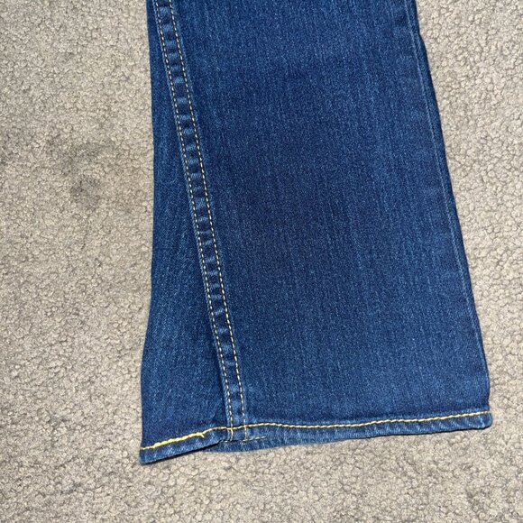 LEVI'S TYPE 1 JEANS TOUGH BOOT WESTERN FLARE LEG LOW RISE - JUNIOR 7M = W27 L32 - Picture 5 of 16